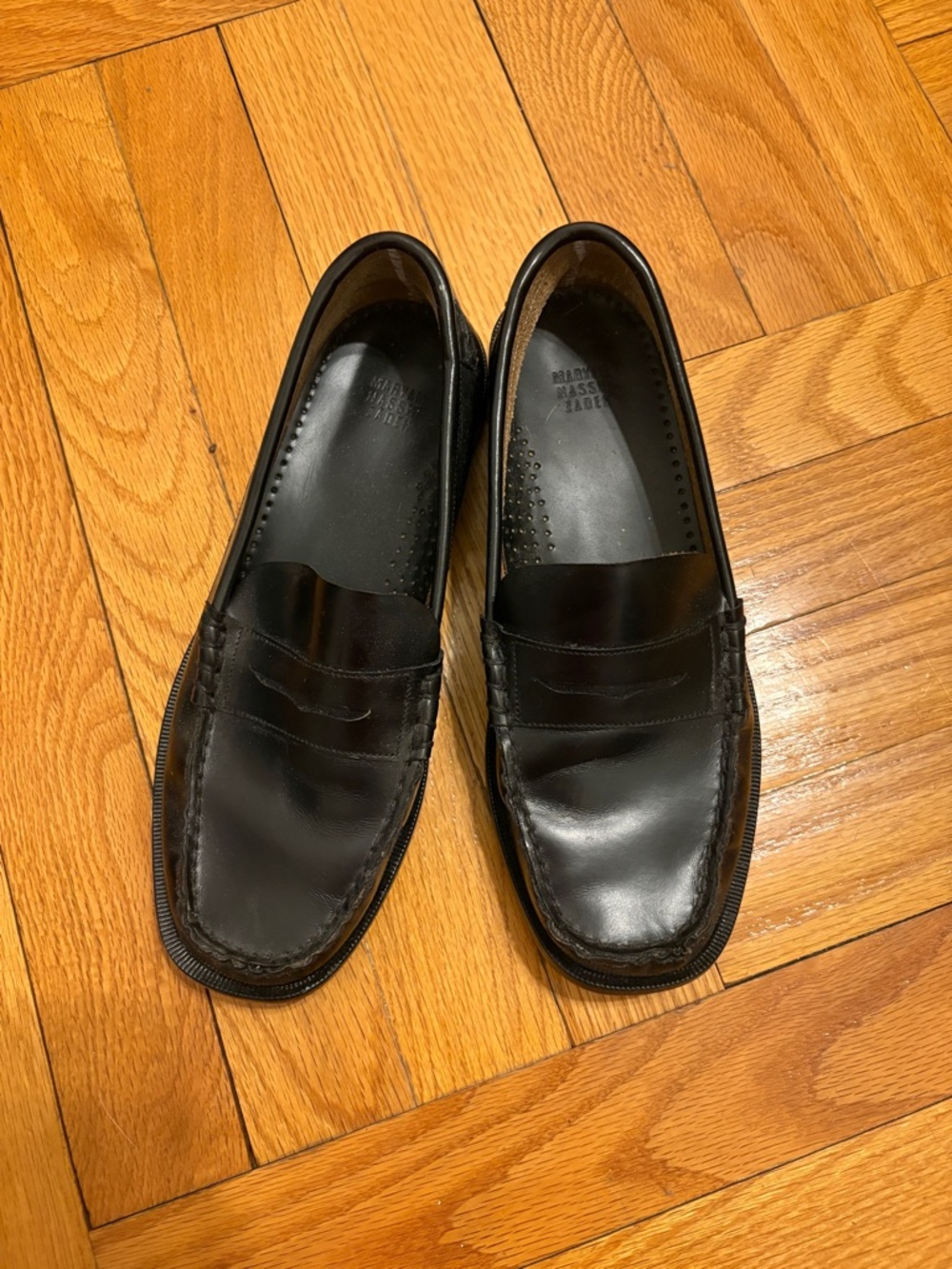 Maryam Nassir Zadeh Black Leather Alan Loafers